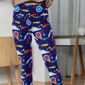 Disney Tomorrowland Pocket Leggings Curvy Size 12-18 Space Mountain Astro Orbit
